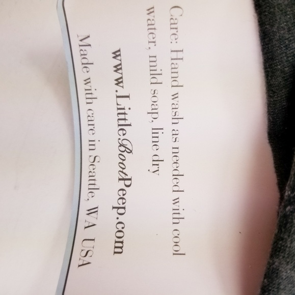 NWT little Boot Peep boot Toppers grey maroon lace - Picture 4 of 5